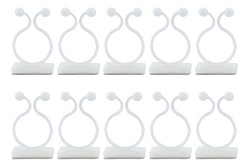 10 Uds. De Abrazadera De Ratán Para Pared, Clips De