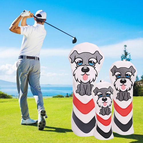 2 Couro À Prova D' Água Pu Tampa Da Cabeça Do Golfe, Ut