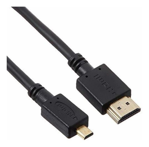 Cable Hdmi A Micro-hdmi (d) Oro (6 Ft/1.8m)