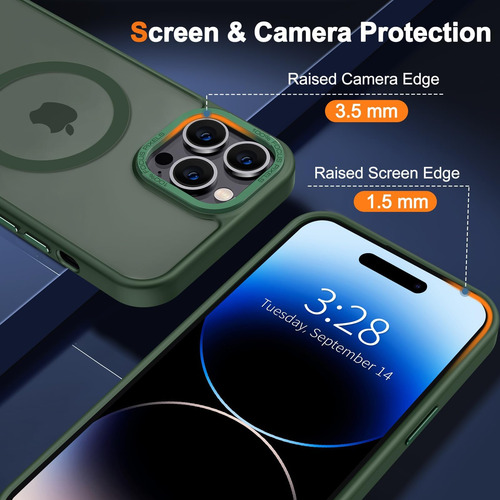 Case De Hython Para iPhone 14 Pro Case Magnético Magnético