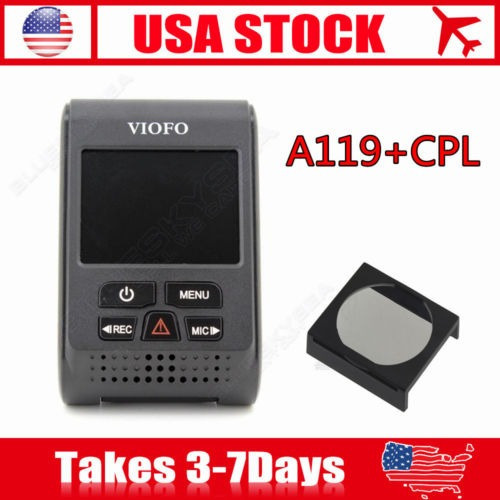 A119 Viofo 2 Lcd Condensador Novatek 96660 1440 P Coche Das