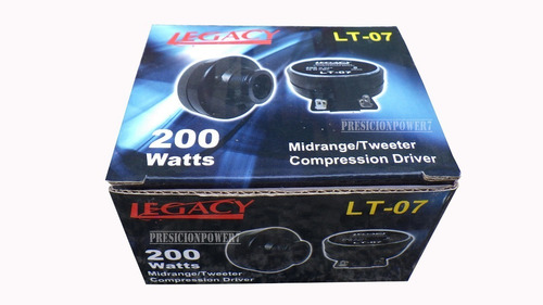 Imagen 3 de 3 de Driver Tweeter Legacy 200w 8ohm De 1 Pulgada.