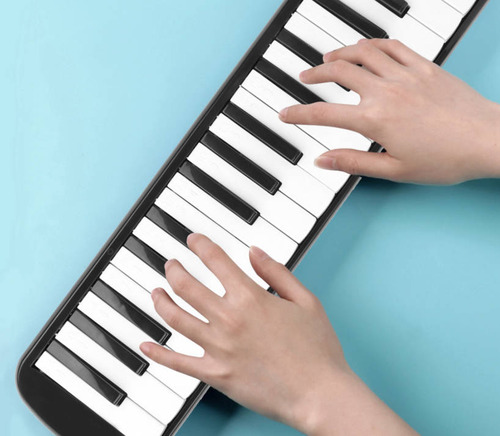 Melodica Escolar De 32 Teclas Estuche Y Accesorios Teclado ,melodica 32 Teclascolor Negro