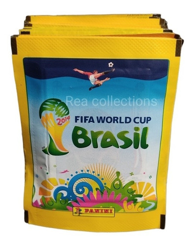 50 Sobres Del Mundial De Brasil 2014 (250 Estampas) 