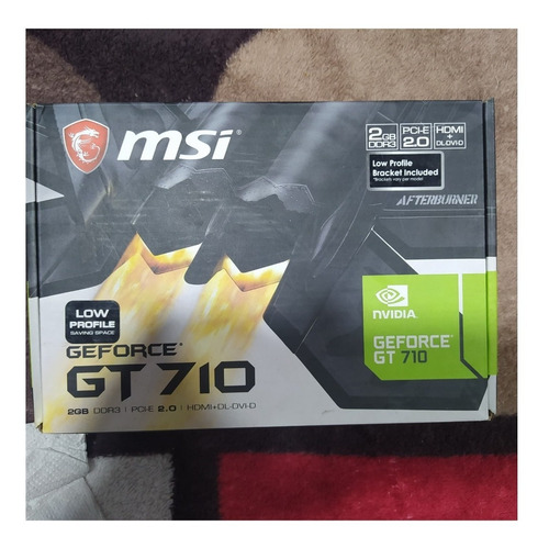 Placa De Video Nvidia Msi  Gt 710 Gt 710 2gd3 Lp 2gb