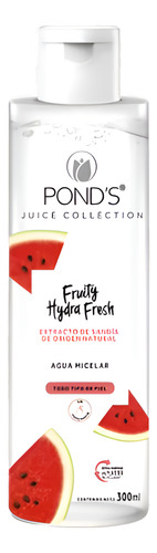 Agua Micelar Pond's Fruity Hydra Fresh Sandía 300 Ml