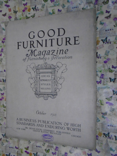 Good Furniture Magazine Of Furnishing & Decoration Oct 1921