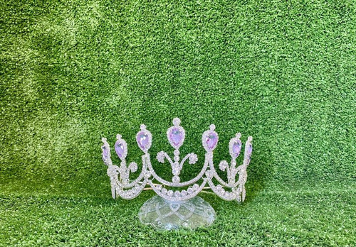 Corona Tiara De Cristal Novia Xv Años Coronarte