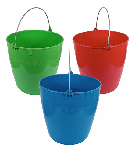 Cubeta Flexible De Plástico 6 Litros Resistente