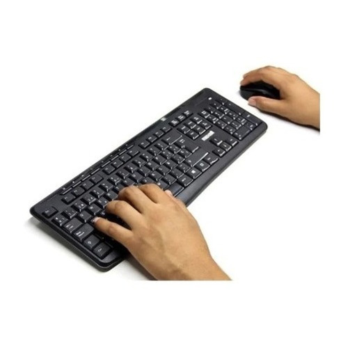 Imagen 3 de 4 de Combo Mouse Y Teclado Usb Inalambrico Silencioso Español