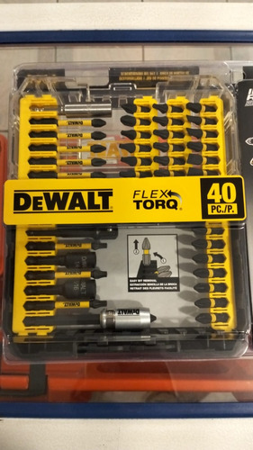 Juego De Puntas De Impacto 40 Piezas Dewalt Flex Torq