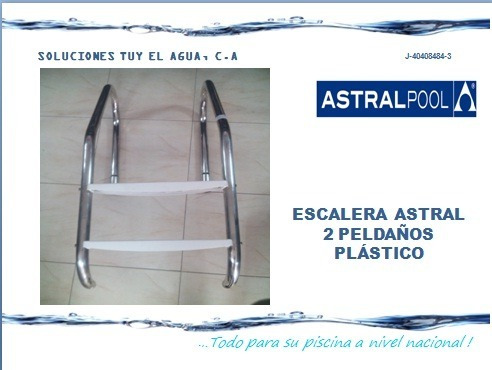 Escalera Para Piscina Astral 2 Peld. Plástico