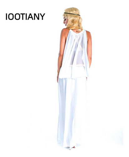 Dress White Costume Sexy Egyptian Greek Princess Goddess