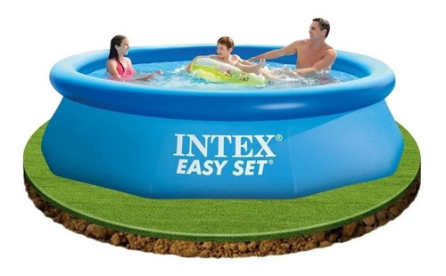 Imagen 2 de 3 de Piscina Easy Set Intex 305cm X 76 Cm Con Aro Inflable 3853lt
