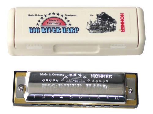 Armonica Hohner Big River Todos Los Tonos  C/ Estuche