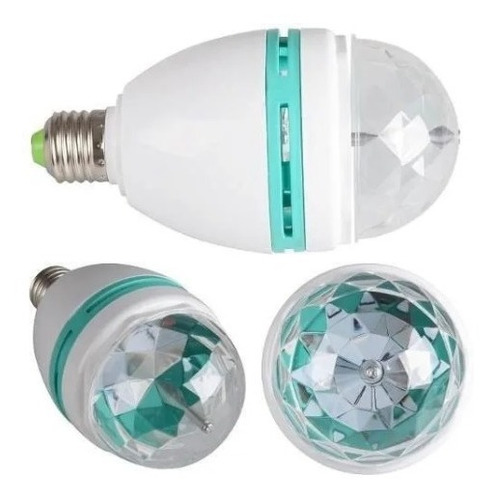 Lampara Giratoria Led Full Color Boliche 3 Colores 