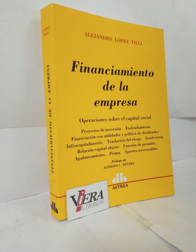 Financiamiento De La Empresa - López Tilli, Alejandro