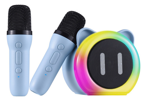 Micrófono Con Altavoz Inalámbrico Karaoke Machine 2 Micrófon