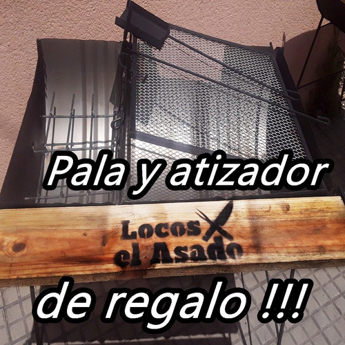 Imagen 3 de 10 de Parrilleros De Chapa Medio Tanque. Parrillas De Malla