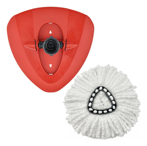 Cabezal De Fregona De Repuesto De Microfibra Con Base De Fre