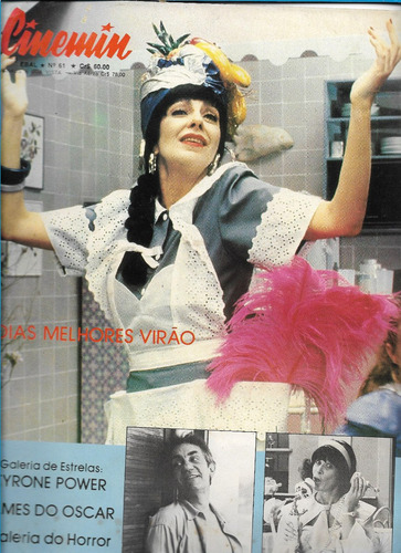 Revista Cinemin N. 61 - Marilia Pera - Ebal - Ano 1990