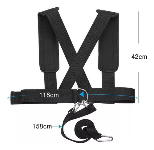 Kit De Trineo Con Arnés De Cuerda For Crossfit, Banda For