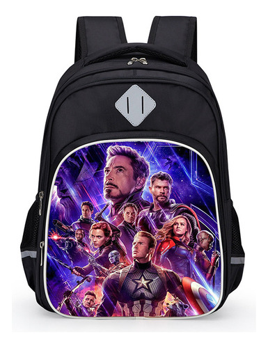 Mochila Escolar Infantil De Tres Capas For Hombre Avengers