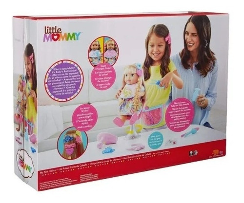 Muñeca Little Mommy - Primer corte de pelo - Mattel