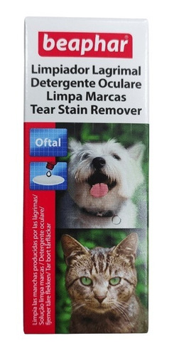 Oftal Limpiador Lagrimal Perros Y Gatos 50ml - Aquarift