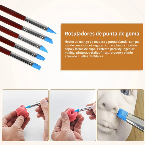 Herramienta Cerámica Arcilla Moldear Decorar Modelado Kit 38