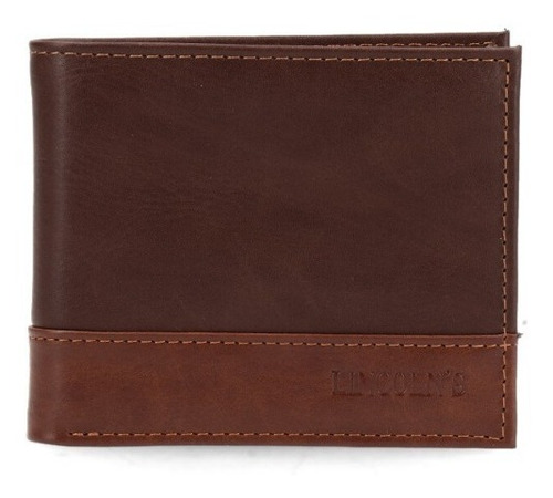 Billetera Lincoln´s hombre Combinada 10670 Tabaco - Whisky