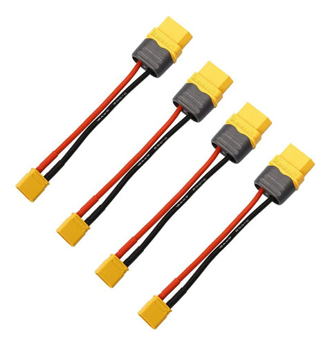 Adaptador Linsyrc Xt30 Macho A Xt60h Hembra - 4 Piezas