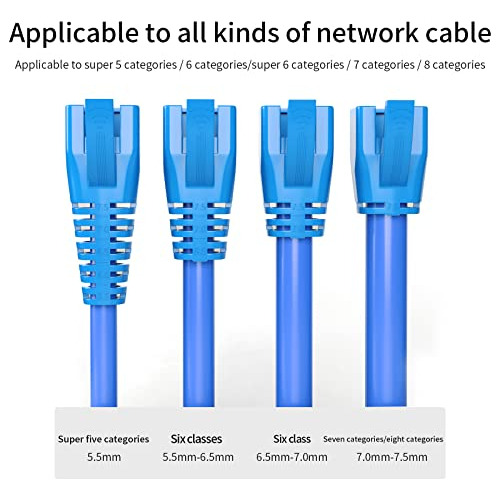 Conectores Rj45 Cat7 Cat8 Cat6a Cat6 Cat5, Botas Y Tapas