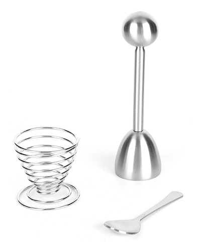 Juego De Cortador De Huevos De Acero Inoxidable, Fácil De Li