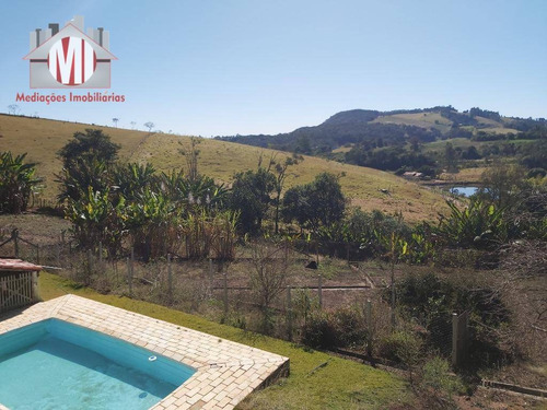 Chácara Com Escritura, Linda Vista, 04 Dormitórios, Piscina, Pomar E Ótimo Bairro À Venda, 2000 M² Por R$ 370.000 - Zona Rural - Pinhalzinho/sp - Ch0498