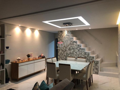 Imagem 4 de 28 de Sobrado À Venda, 3 Quartos, 3 Suítes, 5 Vagas, Eldízia - Santo André/sp - 93984