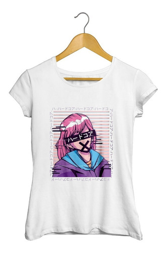 Blusa Playera Anime Girl Glitch Cartoon Para Mujer / Niña