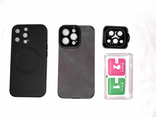 Kit Funda Y Protector De Lente De Cámara Para iPhone 13 Pro