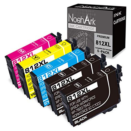 Paquete De 5  S De Tinta  S 812xl De   Epson 812 812xl ...