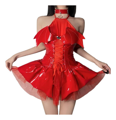 Vestido De Juego Del Diablo Mujer Uniforme Sexy De Halloween