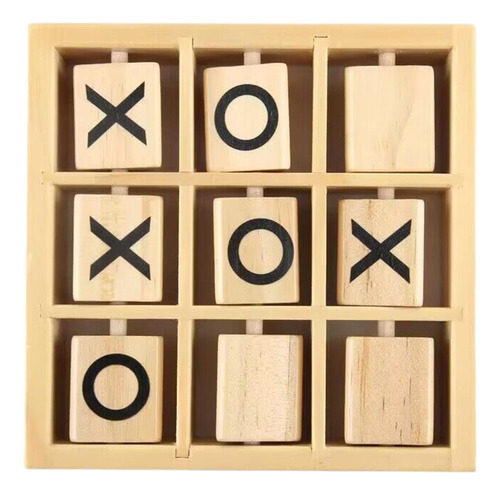 Juego De Mesa Tic Tac Toe, 14,2 Cm X 14,2 Cm X 3,5 Cm