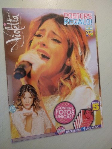 Violetta Total Reviposter Tapa Y Poster 83 X 56 Cms Y 5 Post