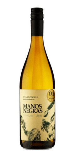 Vinho Argentino Manos Negras Chardonnay 750ml 