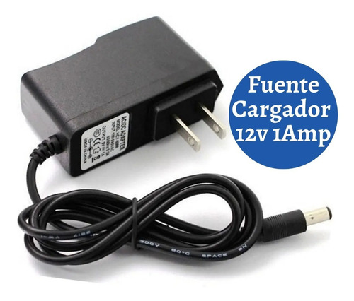 Fuente De Poder 12v 1a Para Camaras De Seguridad Cctv