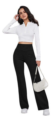 Calza Oxford Deportivo Lycra Tiro Alto Cintura Ancha Mujer