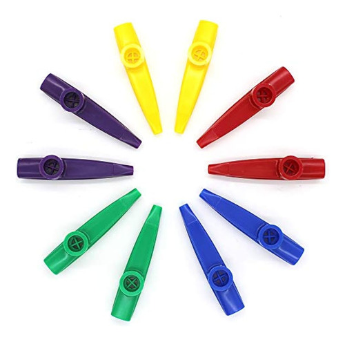 Dé De Plastic Kazoos Instrumentos Musicales Con Diafragmas D