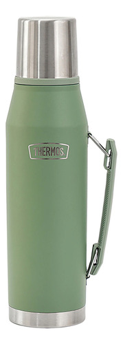 Thermos Classic Termo Con Pico Vertedor Y Manija 1,3l Acero Verde