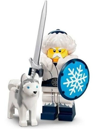 Minifigura Lego 71032 del guardián de la nieve de la serie 22