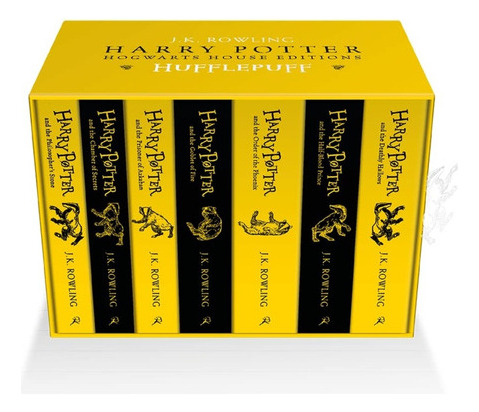 Harry Potter Hufflepuff House Editions Paperback Box Set, De Rowling, J. K.. Editorial Bloomsbury Publishing, Tapa Dura, Edición 1 En Inglés, 2022