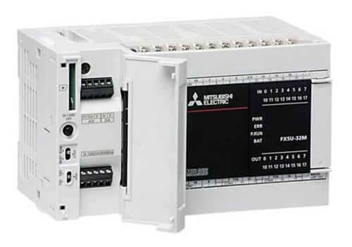 Plc Fx5u-64mt/dss Mitsubishi 32e+32s Trans